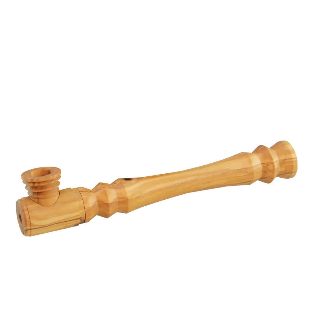 Calumet Deluxepipe Pezuta Tabakpfeife aus Olivenholz in Größe L
