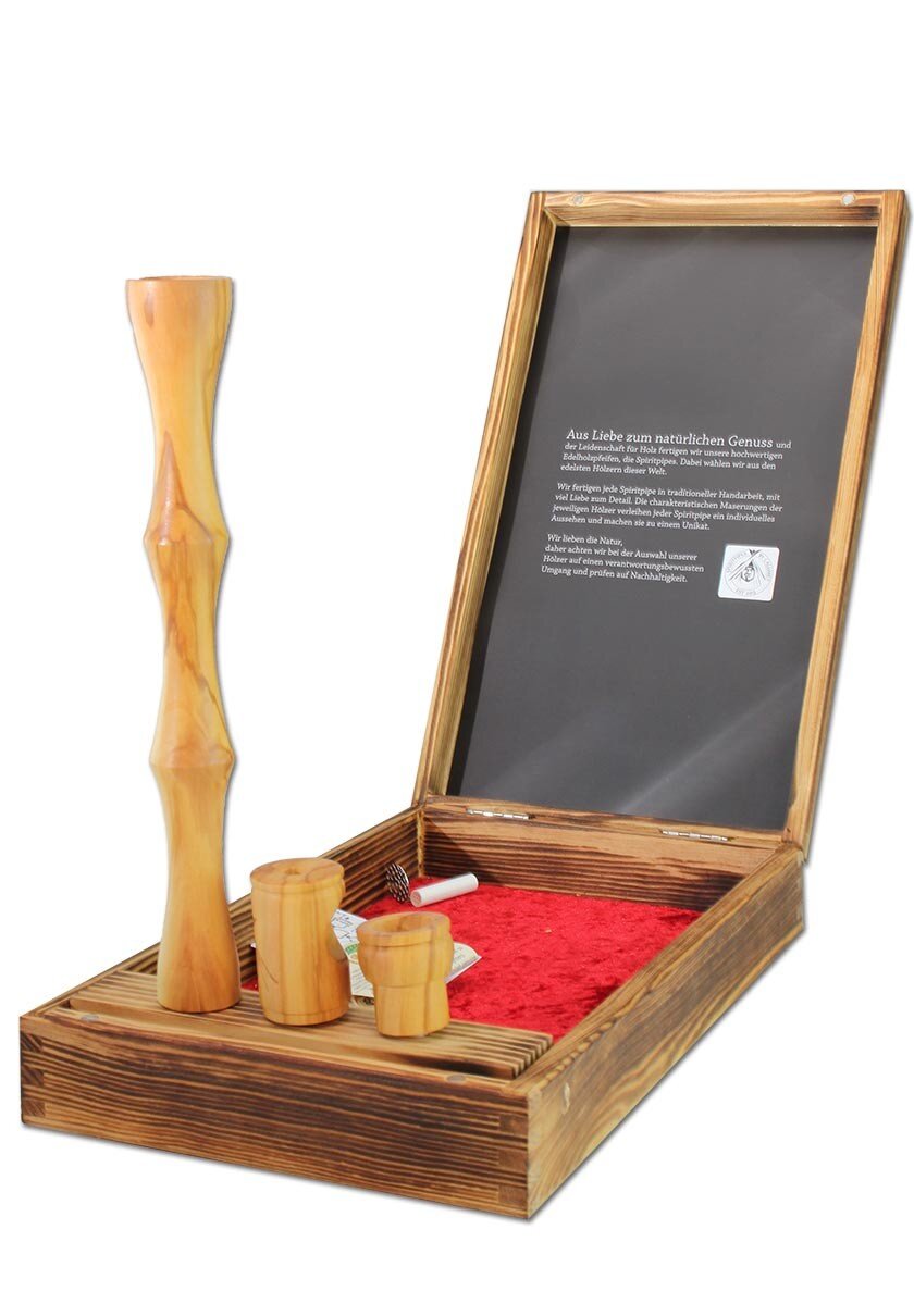 Calumet Deluxepipe Olive Tabakpfeife aus Holz in Größe XL