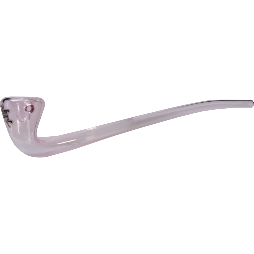 Black Leaf Gandalf-Glaspfeife mittel in Rosa, 300 mm lang