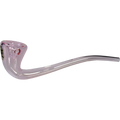 Handpfeife Gandalf von Black Leaf aus Borosilikatglas in Rosa