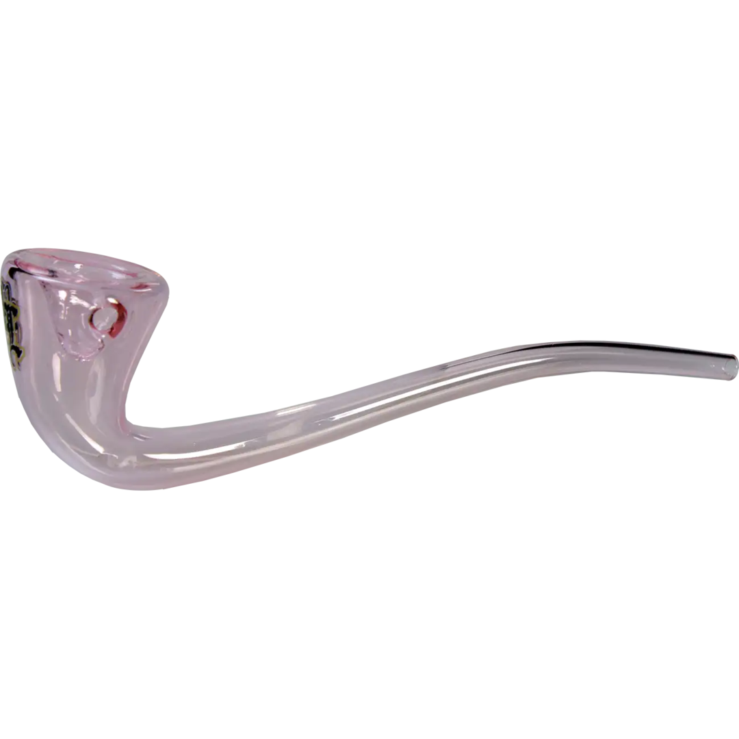 Handpfeife Gandalf von Black Leaf aus Borosilikatglas in Rosa