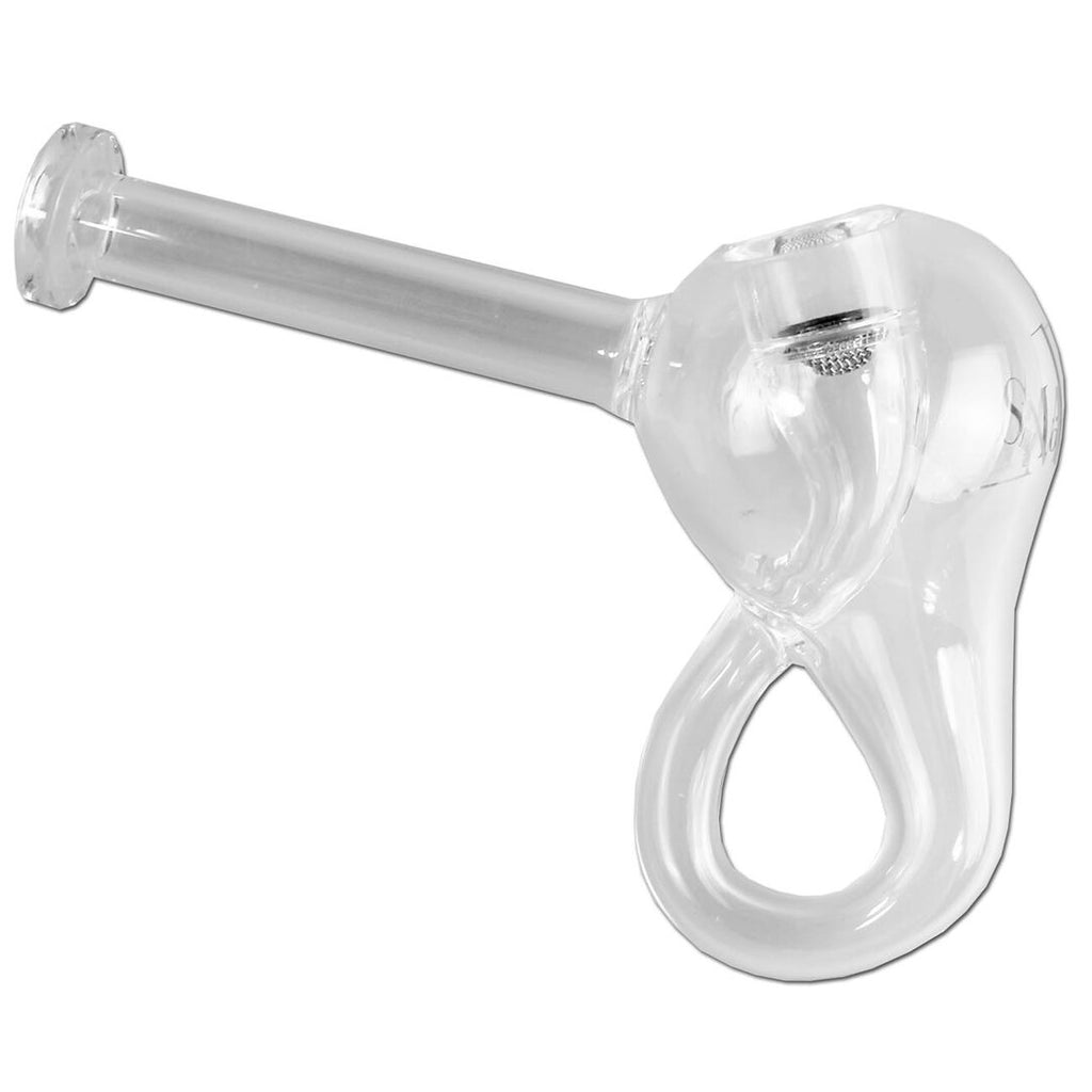 Handpfeife MÖBIUS 4 von Blaze Glass aus Borosilikatglas mit Möbiusschleife