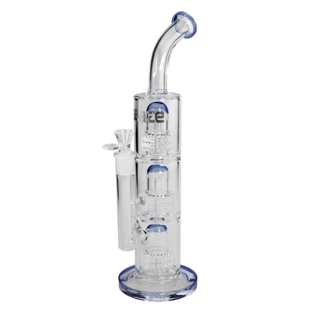 Produktfoto: BLAZE Glas-Wasserpfeife mit 3x Trommelperkolator, 445 mm