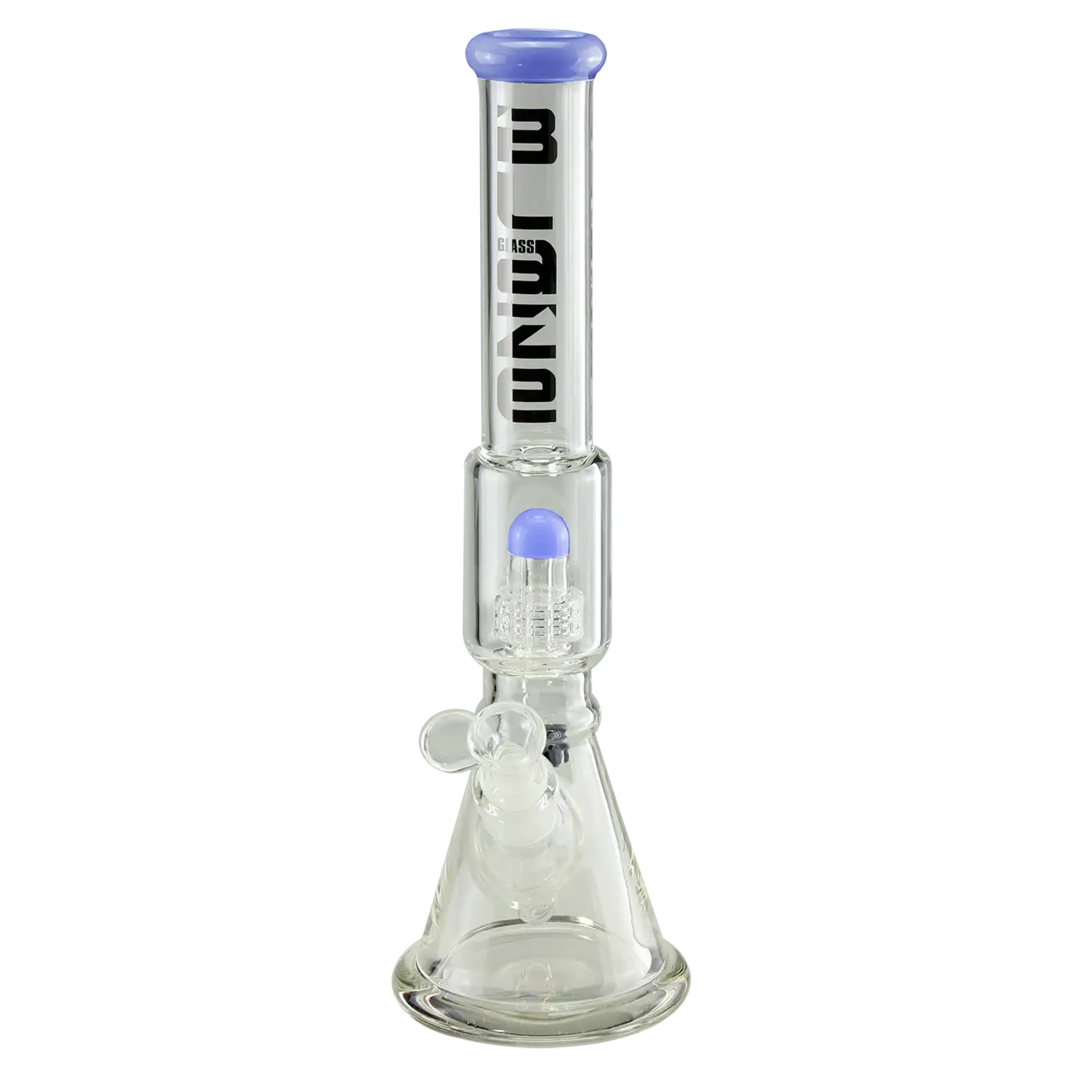 BLAZE Ice-Becher-Wasserpfeife in Hellblau mit Trommelperkolator