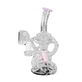 Produktfoto: BLAZE Recycler Glas-Mini-Wasserpfeife pink, 180 mm