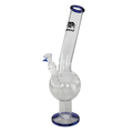 Glas-Wasserpfeife Belly von BREIT in Blau mit Steckdiffusor