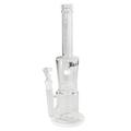 Black Leaf Glas-Wasserpfeife weiß mit Trommelperkolator