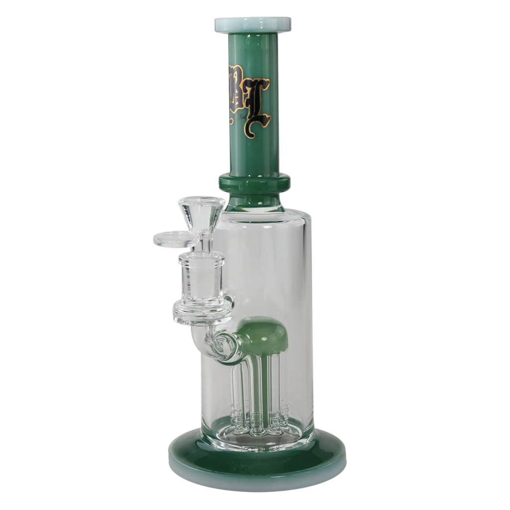 Produktfoto: Black Leaf Glas-Wasserpfeife 8-Arm Baumperkolator Grün 260 mm
