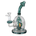 Produktfoto: Black Leaf Mushrooms Glas-Mini-Wasserpfeife mit Lochdiffusor, 230 mm