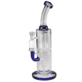 Produktfoto: Black Leaf Glas-Wasserpfeife 2x Trommelperkolator Blau 330 mm