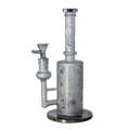 Produktfoto: BLAZE Glas-Wasserpfeife PCB Grauglas Trommelperkolator 255 mm