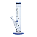 BLAZE Zylinder-Wasserpfeife mit farblichen Akzenten und 9 mm Wandstärke