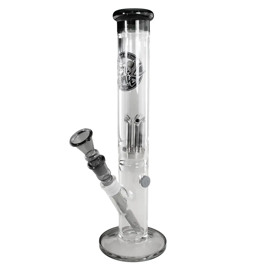 Produktfoto: Black Leaf METAL WAVE Zylinder-Glas-Wasserpfeife, 380 mm