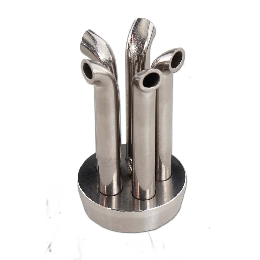 Produktfoto: Black Leaf METAL WAVE Zylinder-Glas-Wasserpfeife, 380 mm