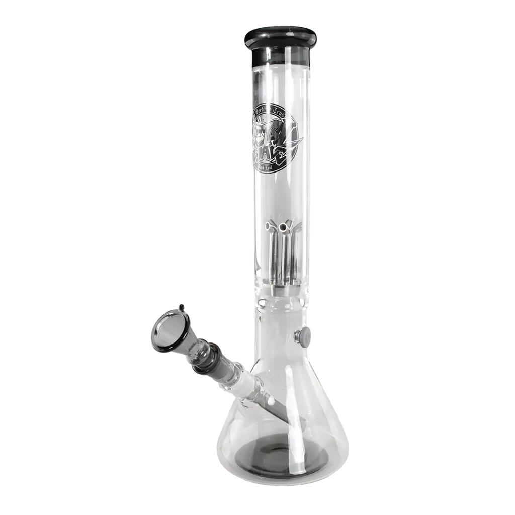 Produktfoto: Black Leaf METAL WAVE Kolben-Glas-Wasserpfeife, 390 mm