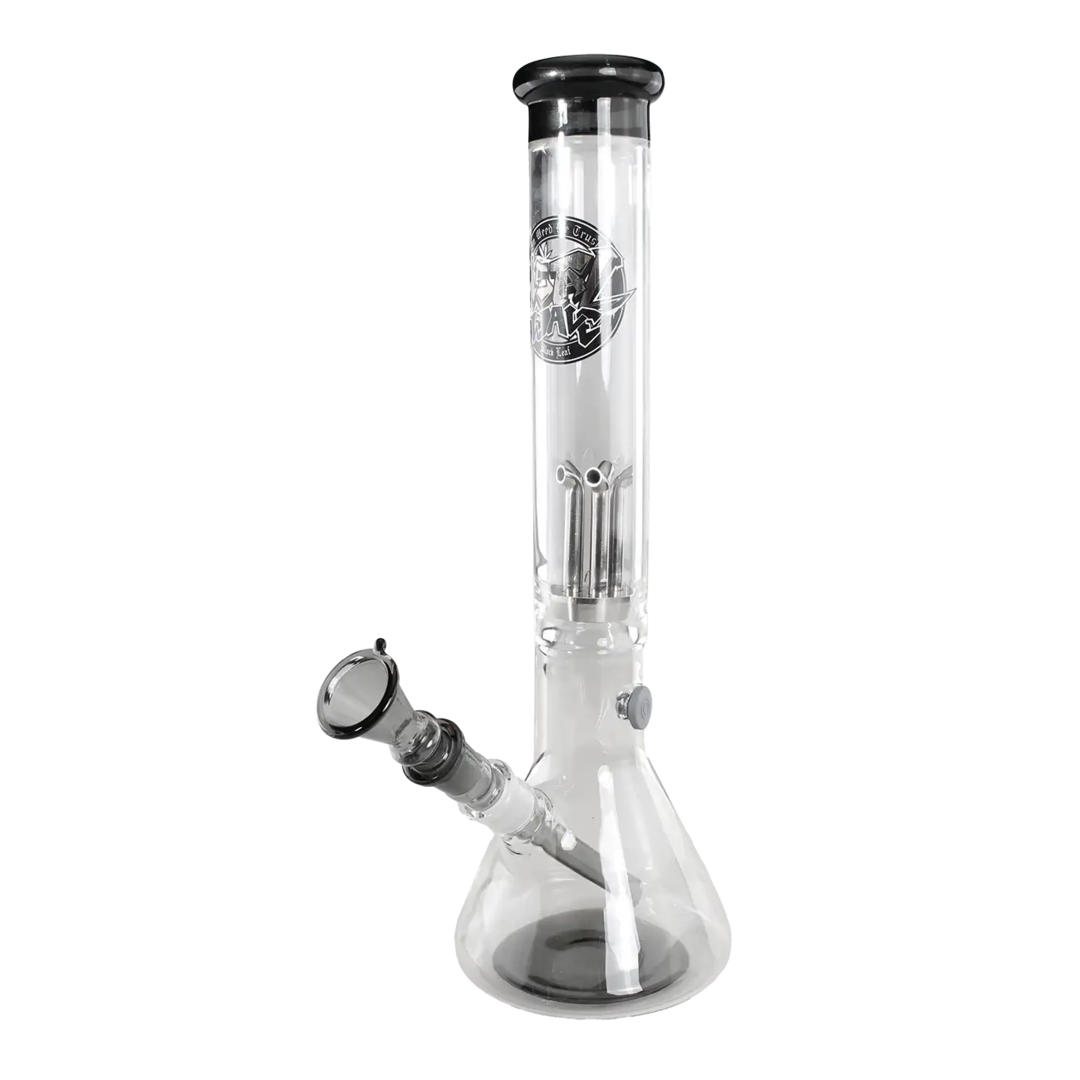 Produktfoto: Black Leaf METAL WAVE Kolben-Glas-Wasserpfeife, 390 mm