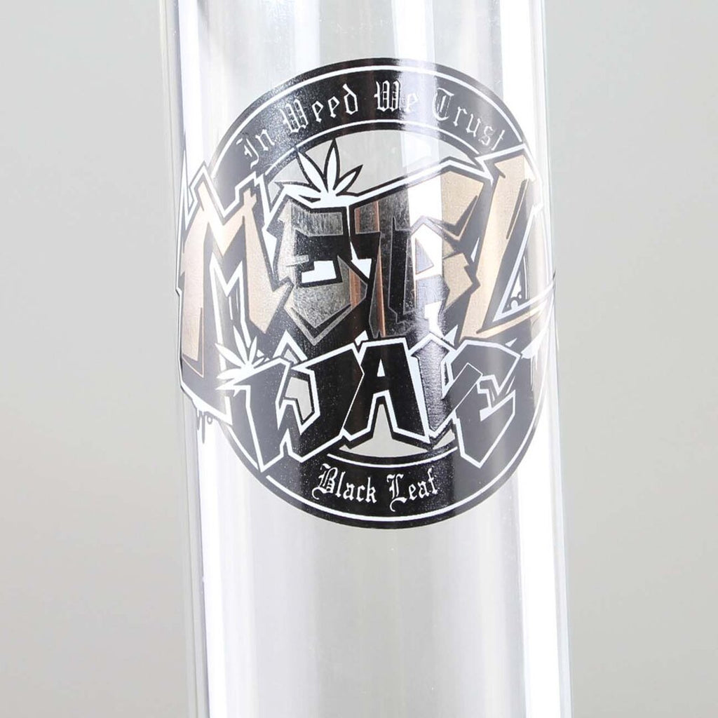 Produktfoto: Black Leaf METAL WAVE Kolben-Glas-Wasserpfeife, 390 mm