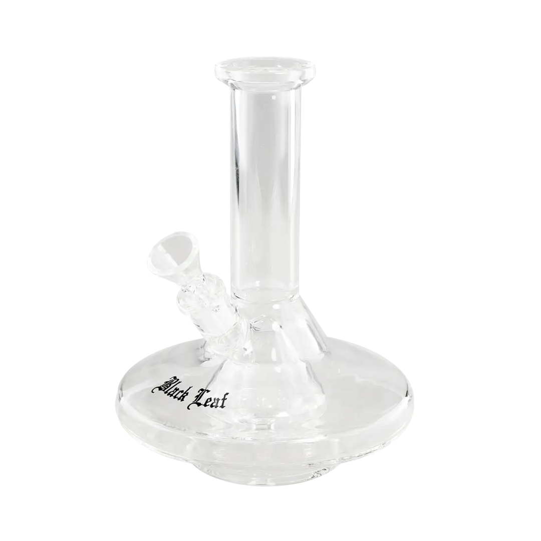 Black Leaf Ufo-Wasserpfeife aus Glas mit Perkolator und Lift-off-Kopf, 195 mm hoch