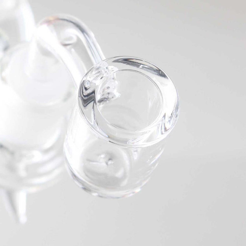 Black Leaf LITSCHI Recycler-Wasserpfeife mit Glasaufsatz
