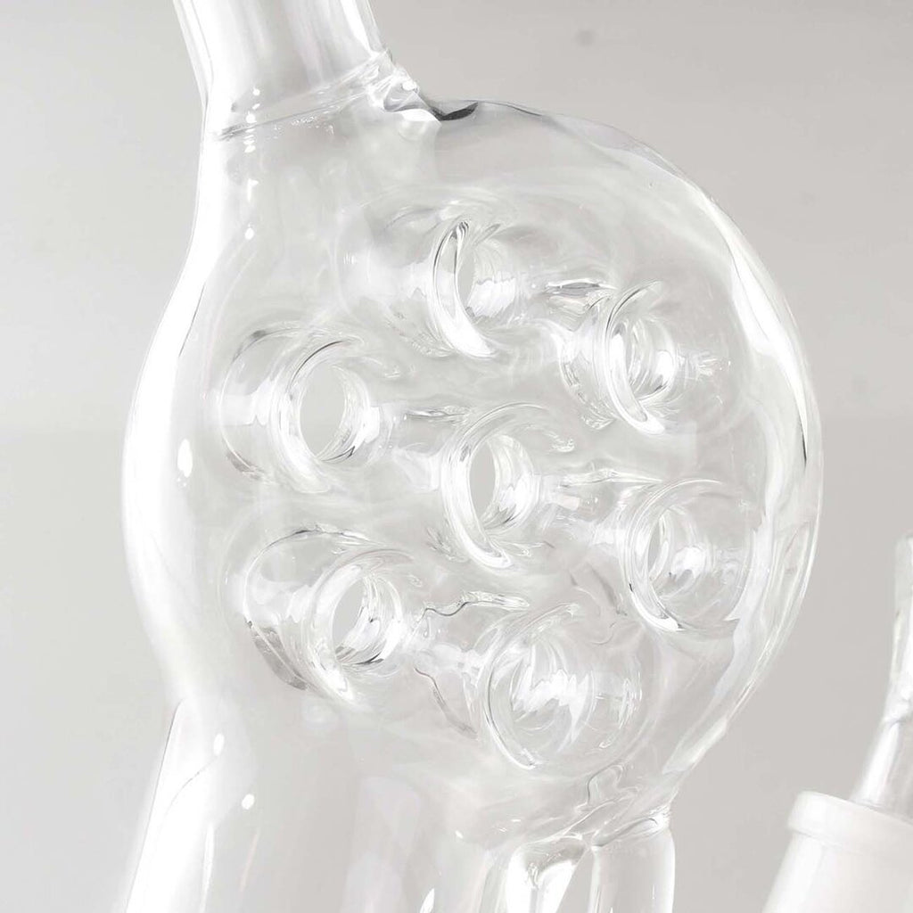 Produktfoto: Black Leaf SWISS CHEESE Perkolator-Glas-Wasserpfeife, 250 mm