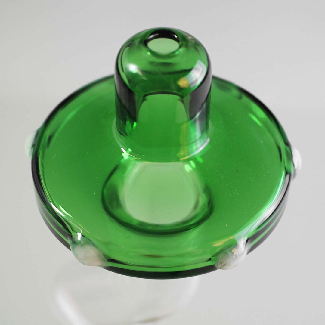 Black Leaf Glas-Wasserpfeife Toadstools in Pilzform