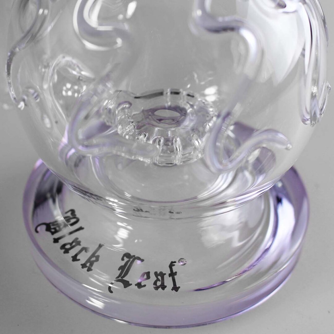 Produktfoto: Black Leaf Glas-Wasserpfeife Octavius Lila Duschkopfperkolator 210 mm
