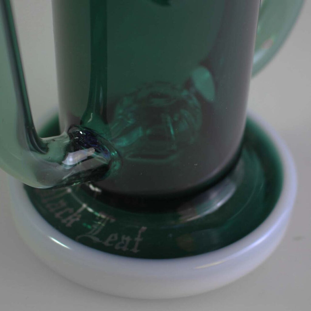 Produktfoto: Black Leaf Recycler-Glas-Wasserpfeife grün/blau, 265 mm