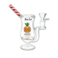 Black Leaf Mini-Wasserpfeife Cocktail mit Duschkopfperkolator und Ananas-Dekor