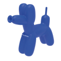 PieceMaker K9 Silikon-Wasserpfeife in Ingvar Blue im Design eines Hundes