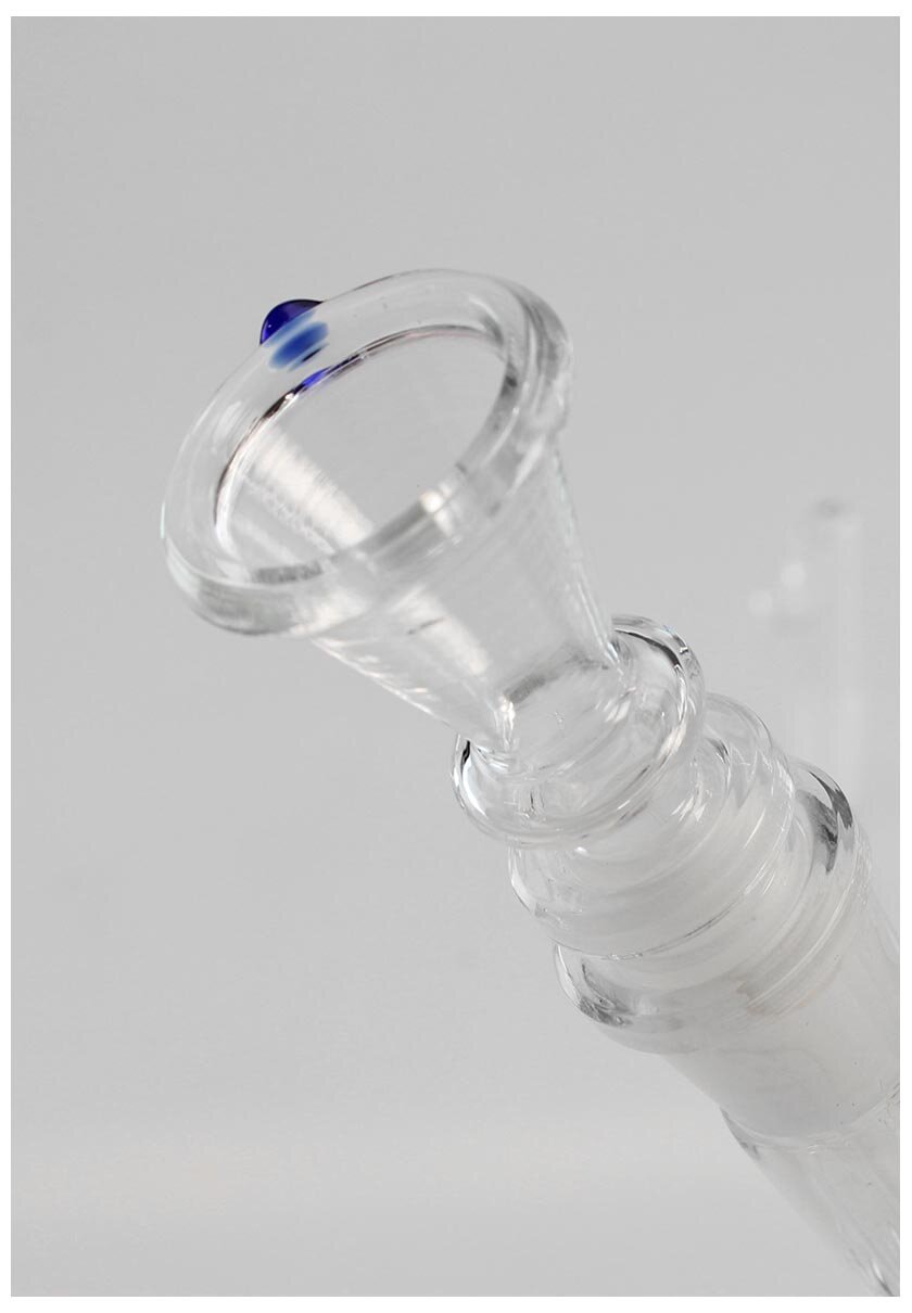 Black Leaf Baby Glas-Wasserpfeife mit Baumperkolator im Geschenkkoffer
