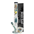 Black Leaf Hanuman Zylinder-Glas-Wasserpfeife im Koffer-Set