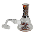 Black Leaf Mini-Ölpfeife aus buntem Glas mit Ölnagel