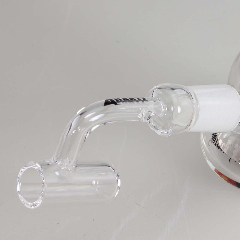 Black Leaf Mini-Ölpfeife aus buntem Glas mit Ölnagel