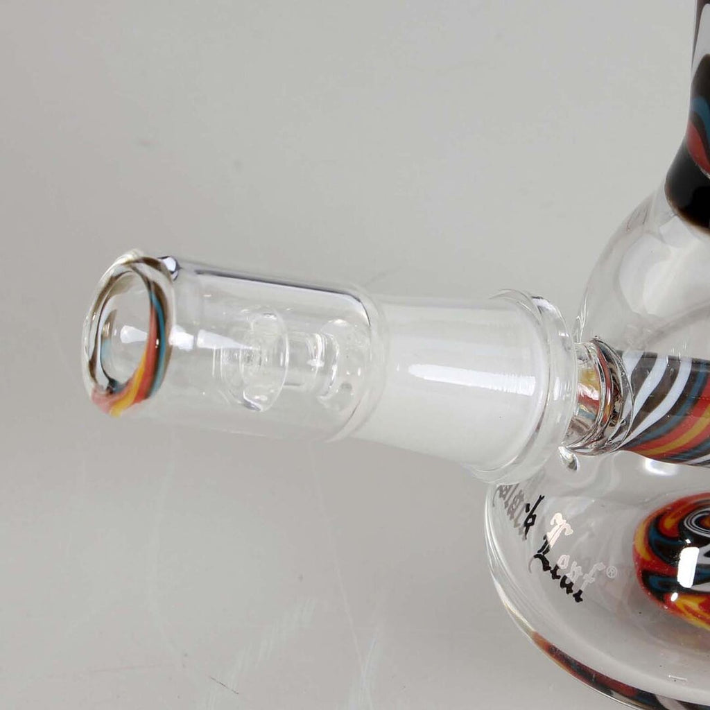 Black Leaf Mini-Ölpfeife aus buntem Glas mit Ölnagel