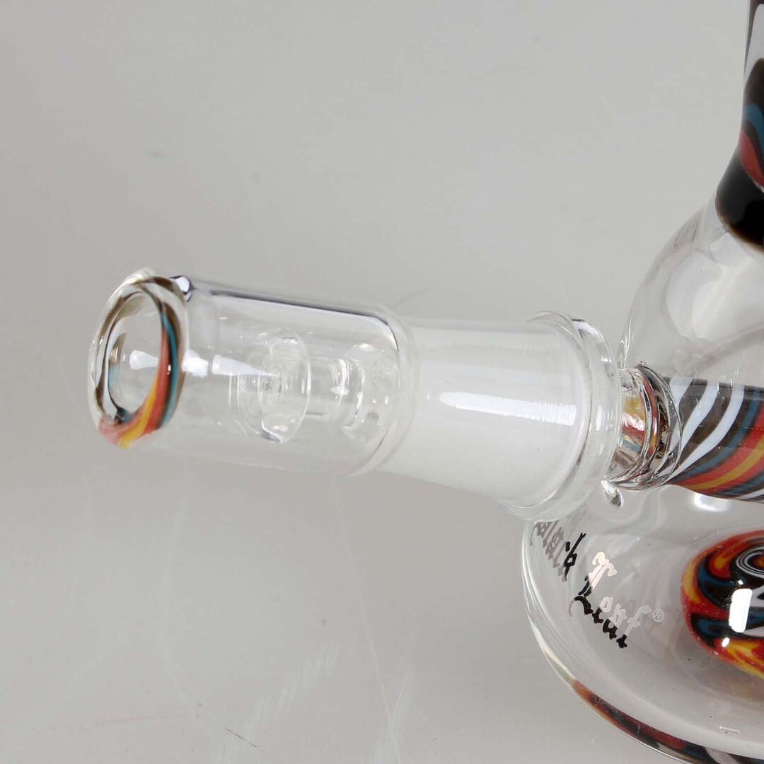 Black Leaf Mini-Ölpfeife aus buntem Glas mit Ölnagel