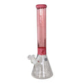 BLAZE Ice-Wasserpfeife in Pink mit sandgestrahlten Mustern