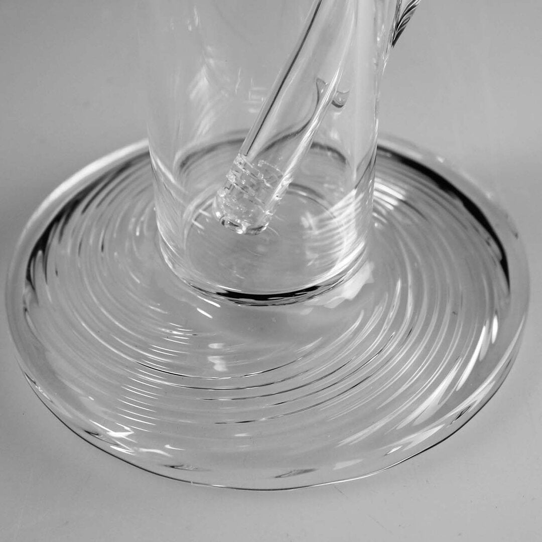 Black Leaf LITTLE GATSBY Zylinder-Glas-Wasserpfeife in Blau