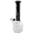 BLAZE Klotz Glas-Wasserpfeife in Schwarz mit Sechskantform
