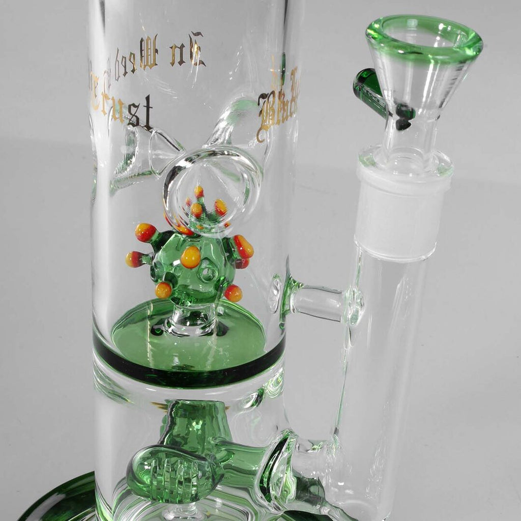 Produktfoto: BL Haze Invaders Zylinder-Glas-Wasserpfeife Ice, 365 mm