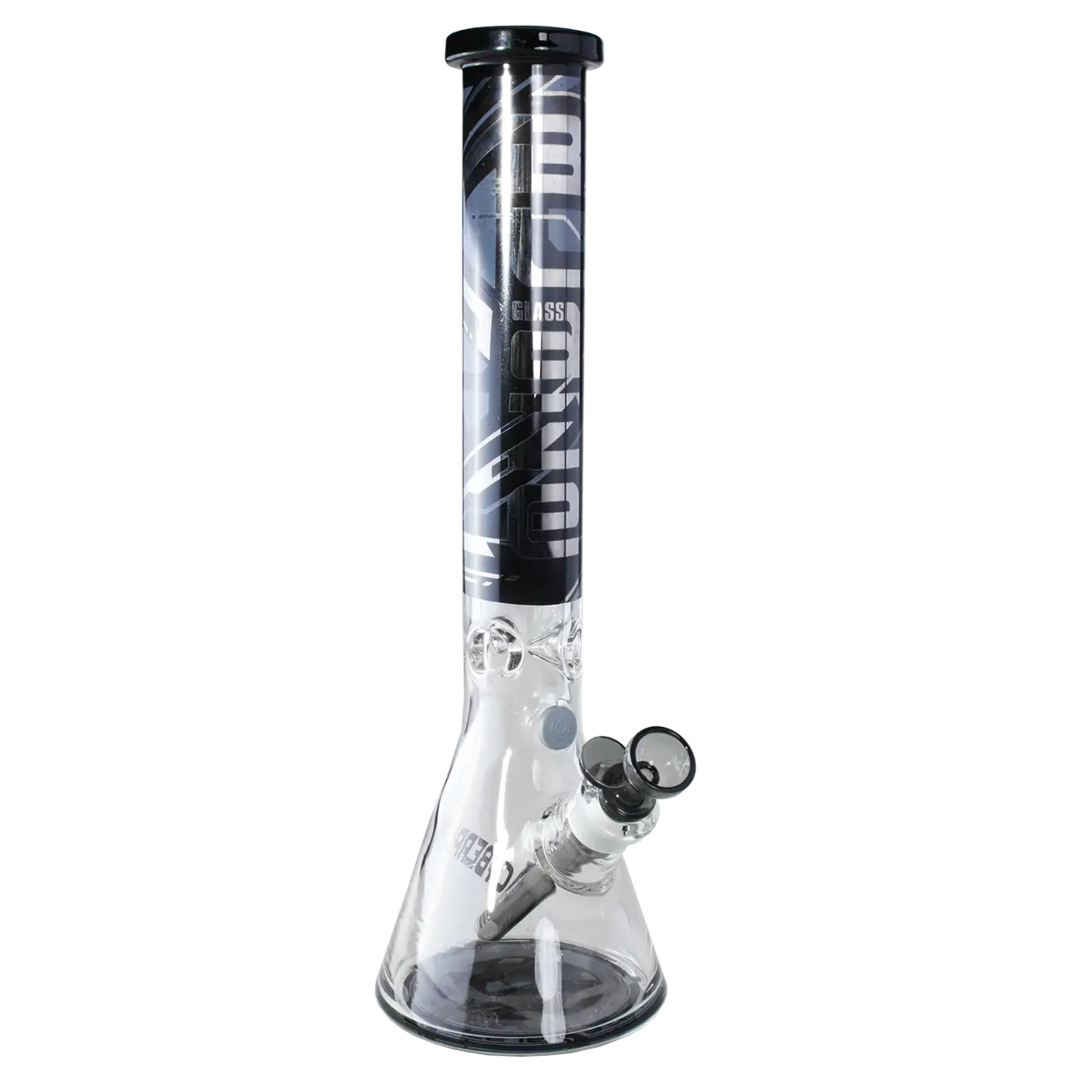 Produktfoto: BLAZE Cyberpunk Kolben-Glas-Wasserpfeife Ice, 415 mm