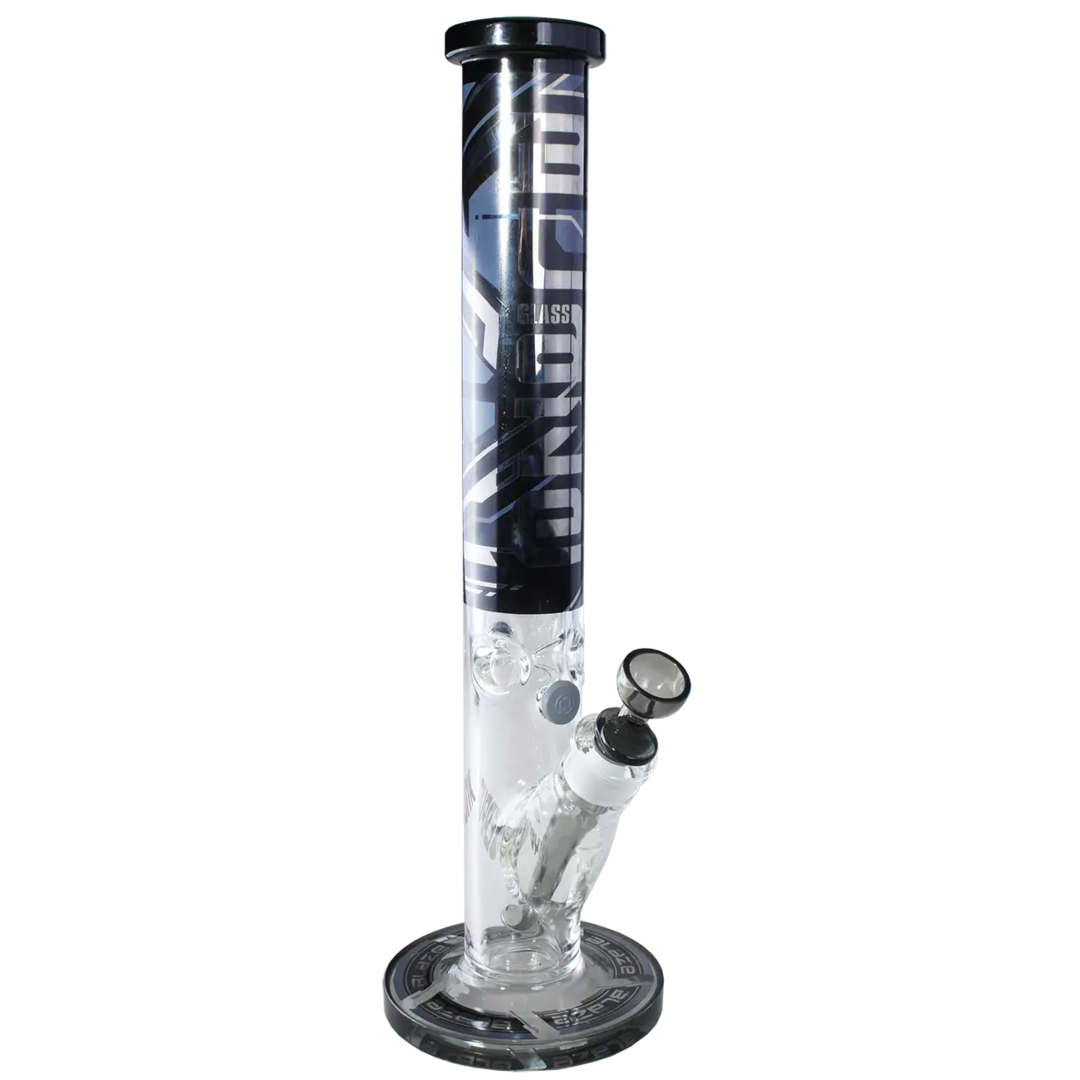 Produktfoto: BLAZE Cyberpunk Zylinder-Glas-Wasserpfeife Ice, 415 mm