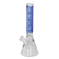 BLAZE Sandblazer Becher-Glas-Wasserpfeife in Blau mit Eiskammer