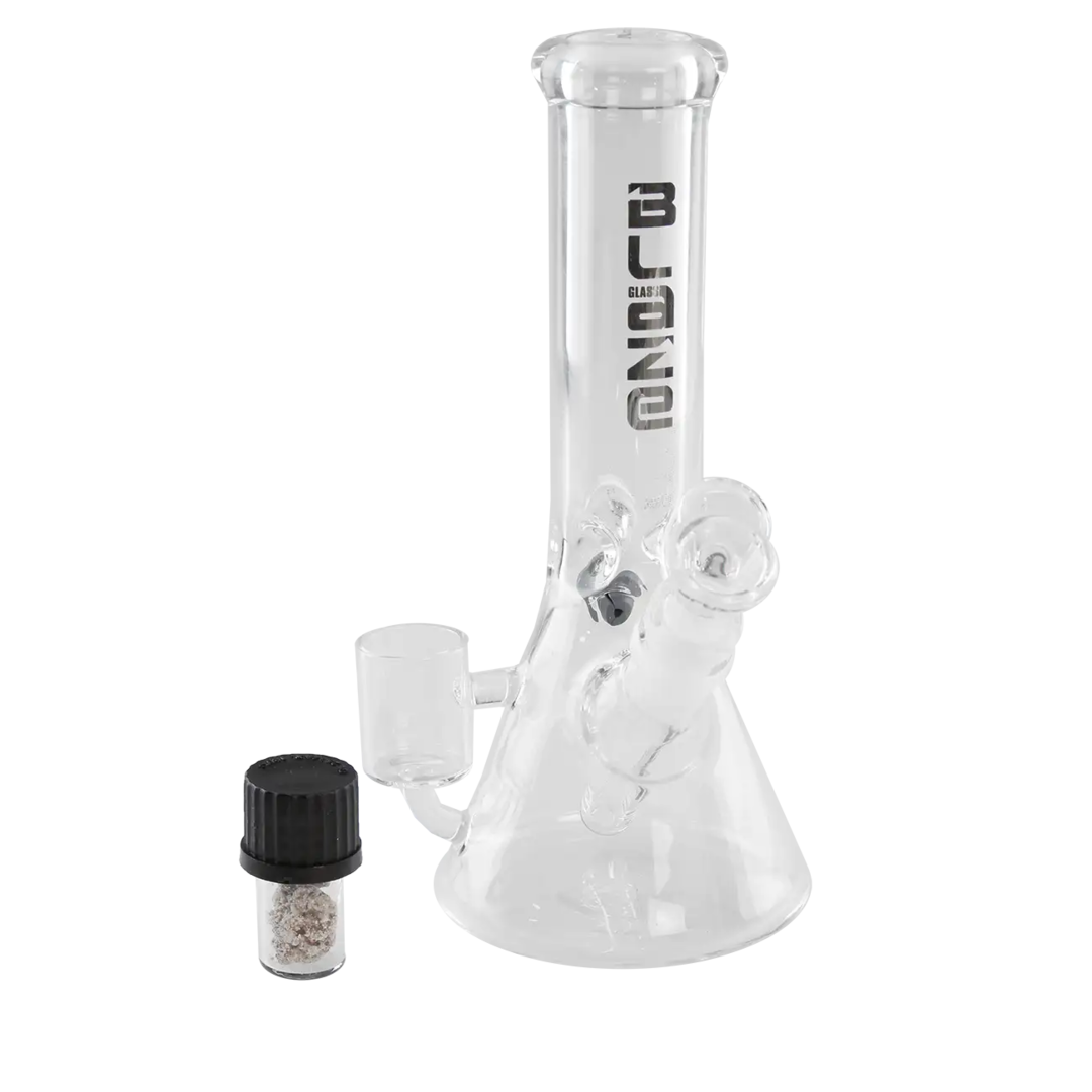 BLAZE Kolben-Wasserpfeife Ice mit Vorratsglas und Deckel