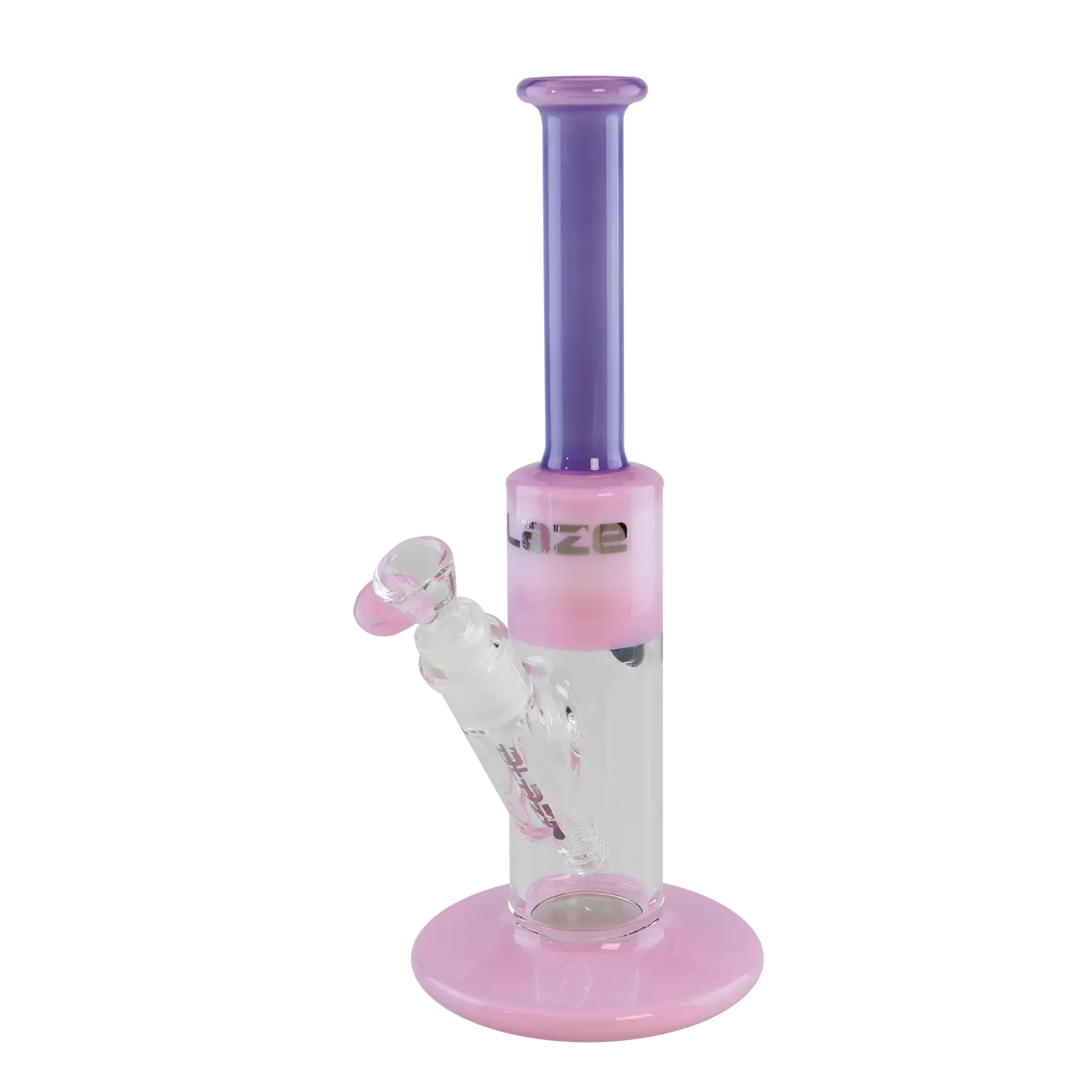 Produktfoto: BLAZE Glas-Wasserpfeife Lila/Rosa mit Lift-off-Kopf, 300 mm