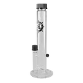 Black Leaf Voyager Zylinder-Wasserpfeife aus Glas mit Schraubkappen, 350 mm hoch