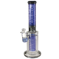 Produktfoto: BLAZE Pharaonin Zylinder-Glas-Wasserpfeife Ice blau, 400 mm