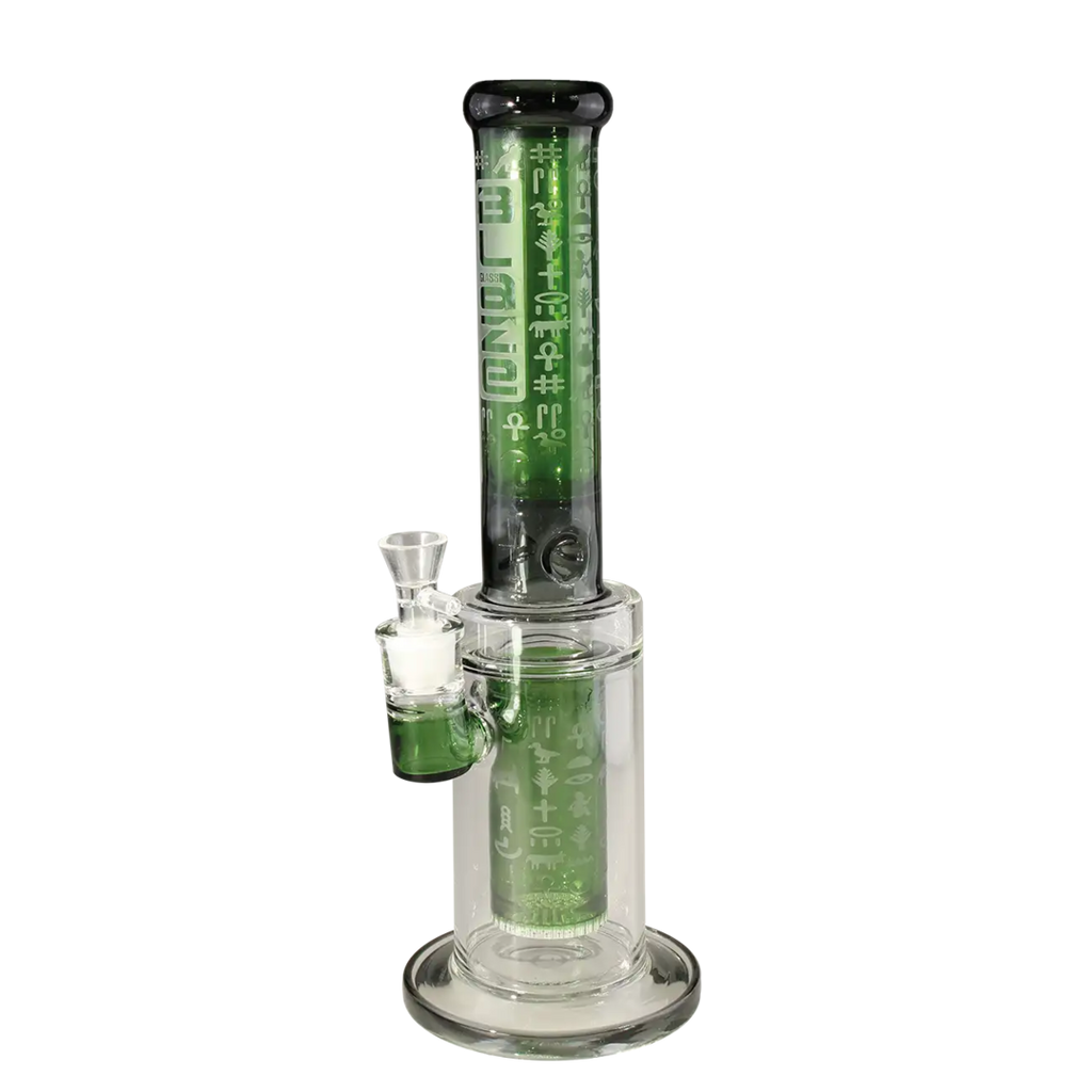 Produktfoto: BLAZE Pharaonin Zylinder-Glas-Wasserpfeife Ice grün, 400 mm
