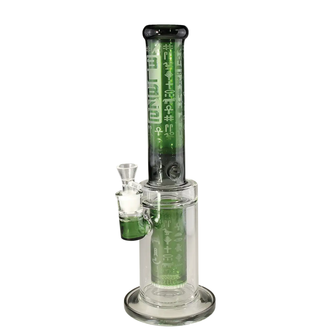 Produktfoto: BLAZE Pharaonin Zylinder-Glas-Wasserpfeife Ice grün, 400 mm