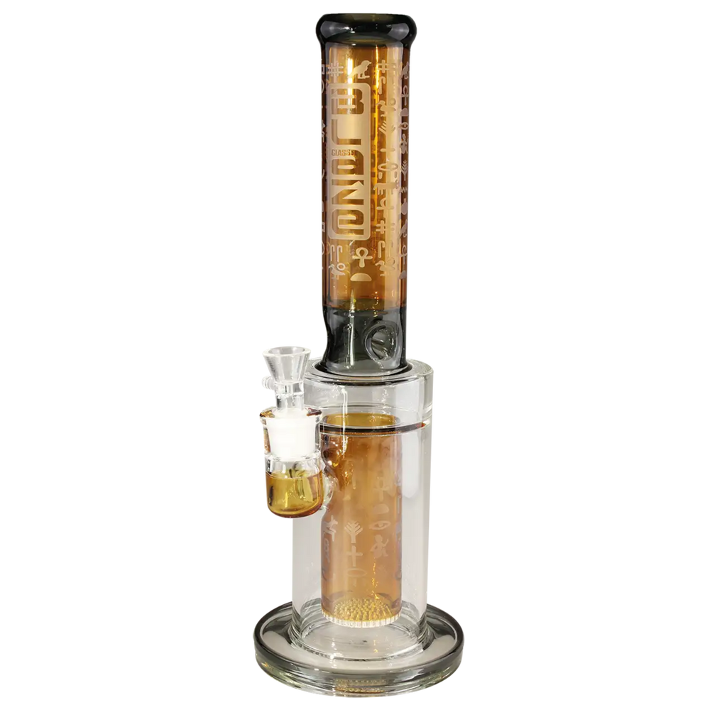 Produktfoto: BLAZE Pharaonin Zylinder-Glas-Wasserpfeife Ice amber, 400 mm