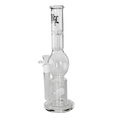 Black Leaf Multilevel Glas-Wasserpfeife mit HoneyComb-Scheibe